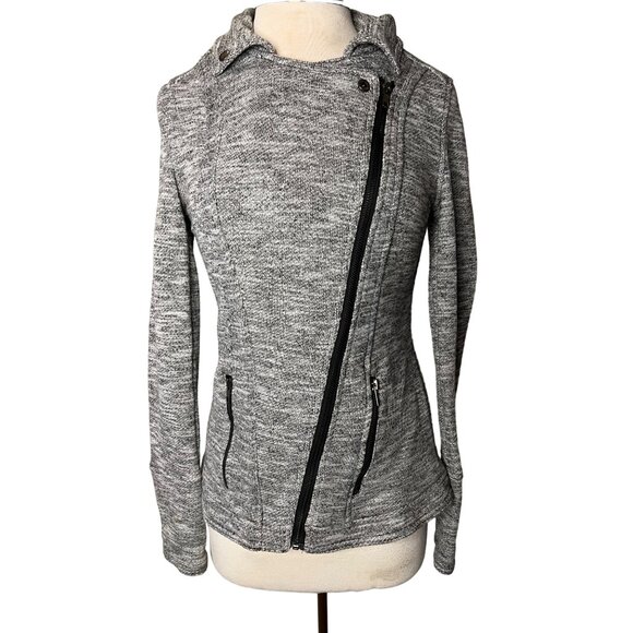 Market & Spruce women’s large Moto jacked long sleeve zip pockets - Picture 1 of 14